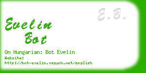 evelin bot business card